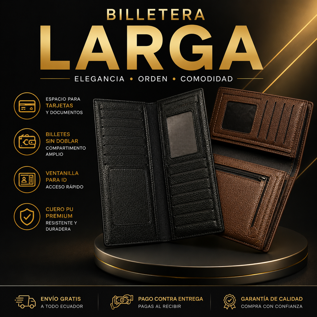Billetera Larga - Elegancia que Destaca