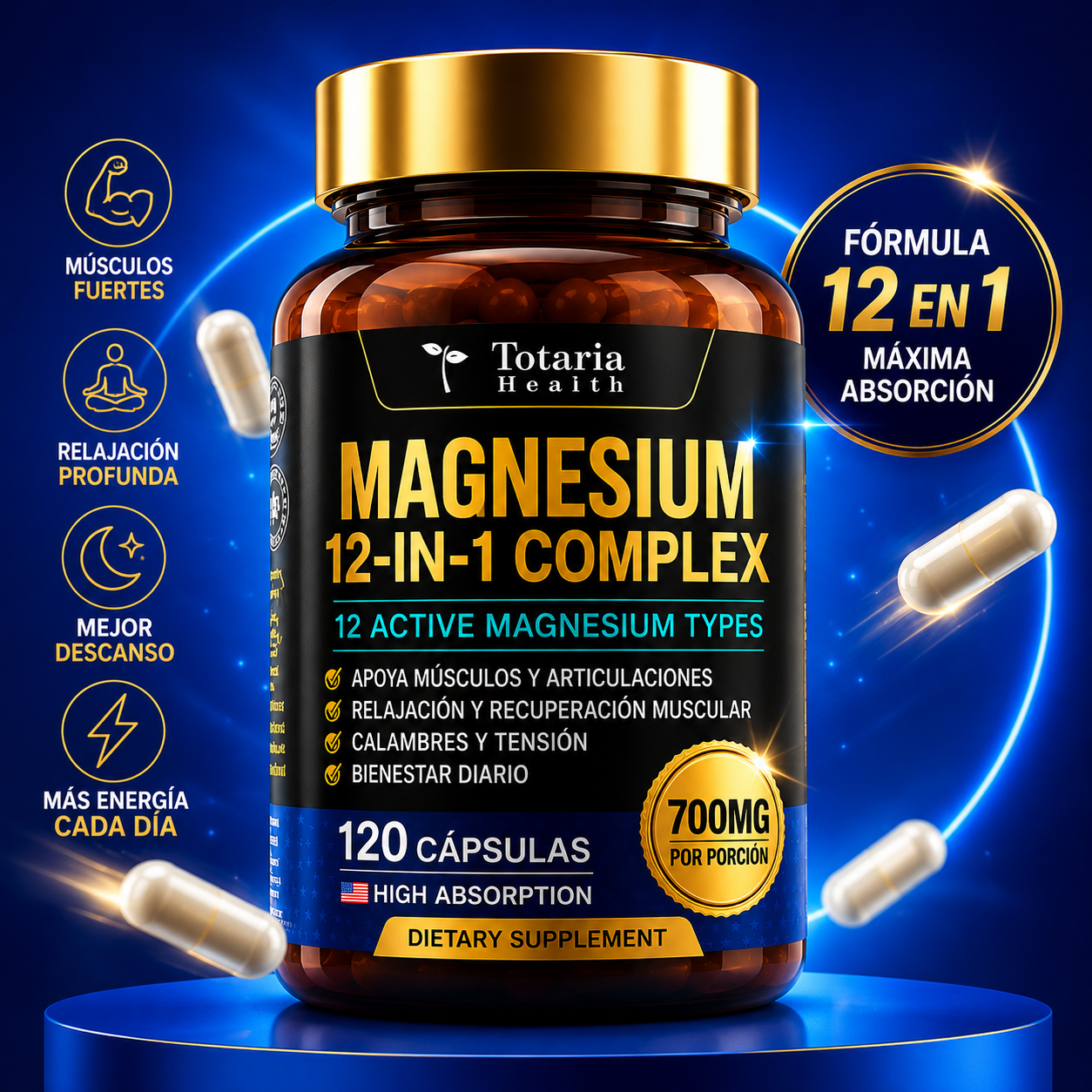 Magnesio 12 en 1 - Que el Stress no te quite la ENERGIA