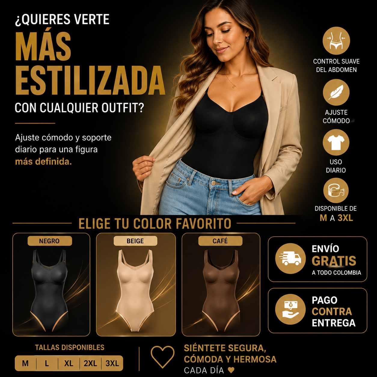 Faja estilo body - Outfit Perfecto
